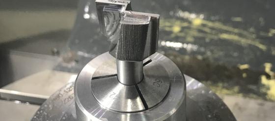 Корпусная фреза, изготовленная с помощью CAM-системы ESPRIT (промежуточный результат)